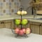 Basicwise 3 Tiers Wire Iron Basket Fruit Bowl, Black QI003986.BK - alternate 6
